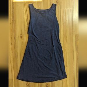 Patagonia capilene navy blue heathered sleeveless dress womens XS
